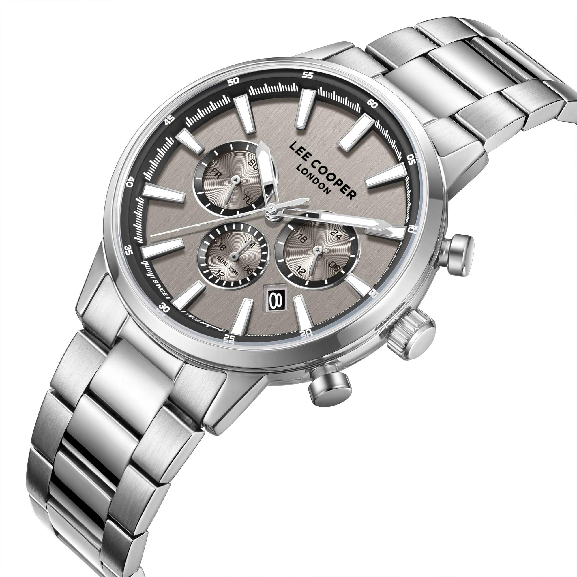 Lee Cooper LC08382.360 Men's Metal Strap & Clasp Detail - Zamana
