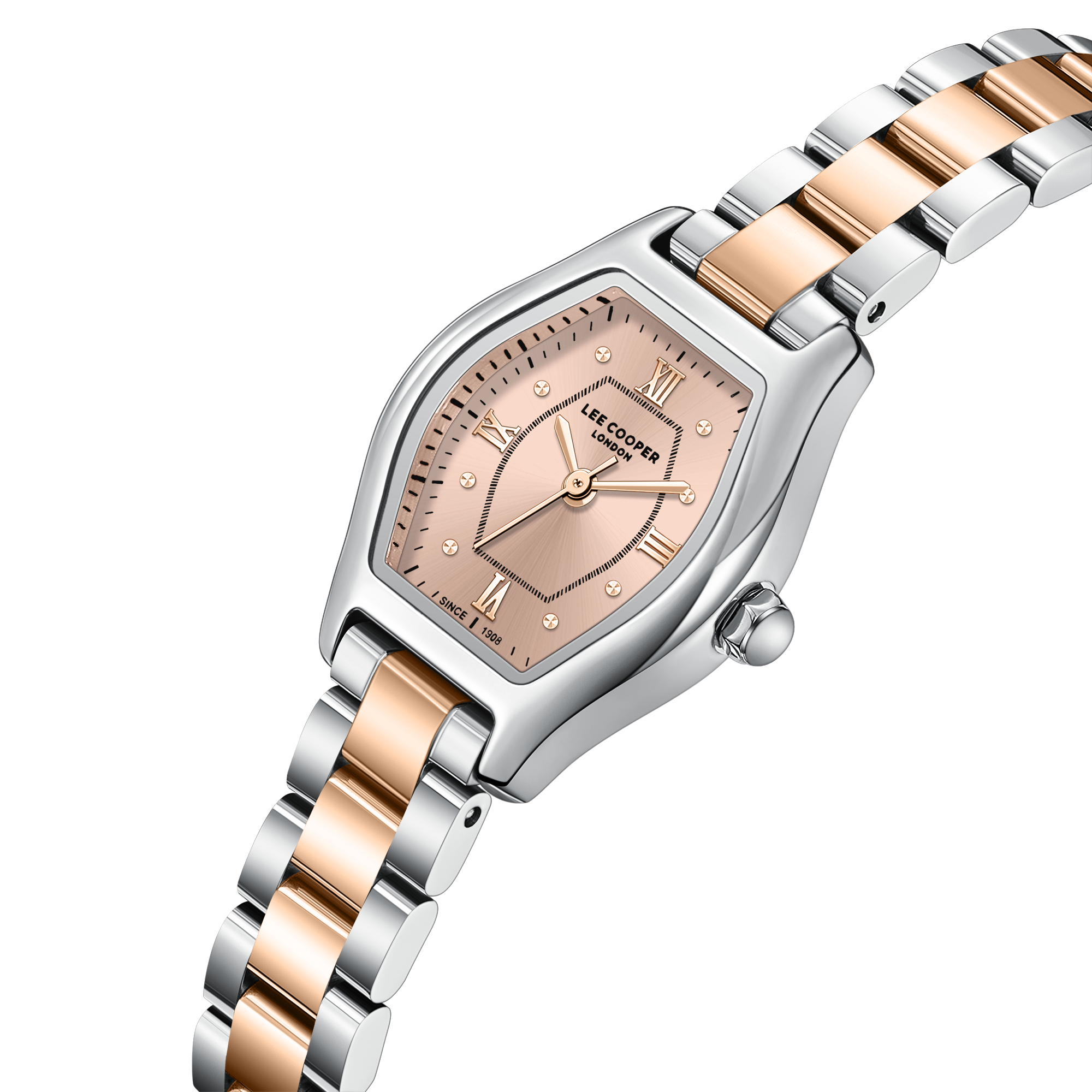 Lee Cooper LC08391.510 Women's Rose Gold Dial Metal Strap Watch Secondary image