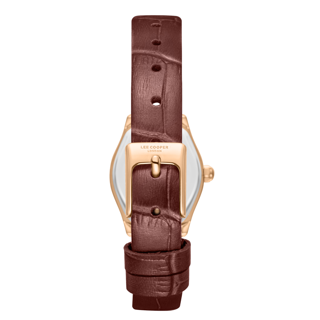 Lee Cooper LC08392.462 Women's Grey Dial Leather Strap Watch - Photo 4 - Zamana