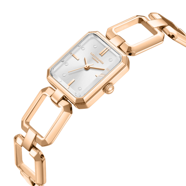 Lee Cooper LC08393.430 Women's Rose Gold Strap & Clasp Detail - Zamana