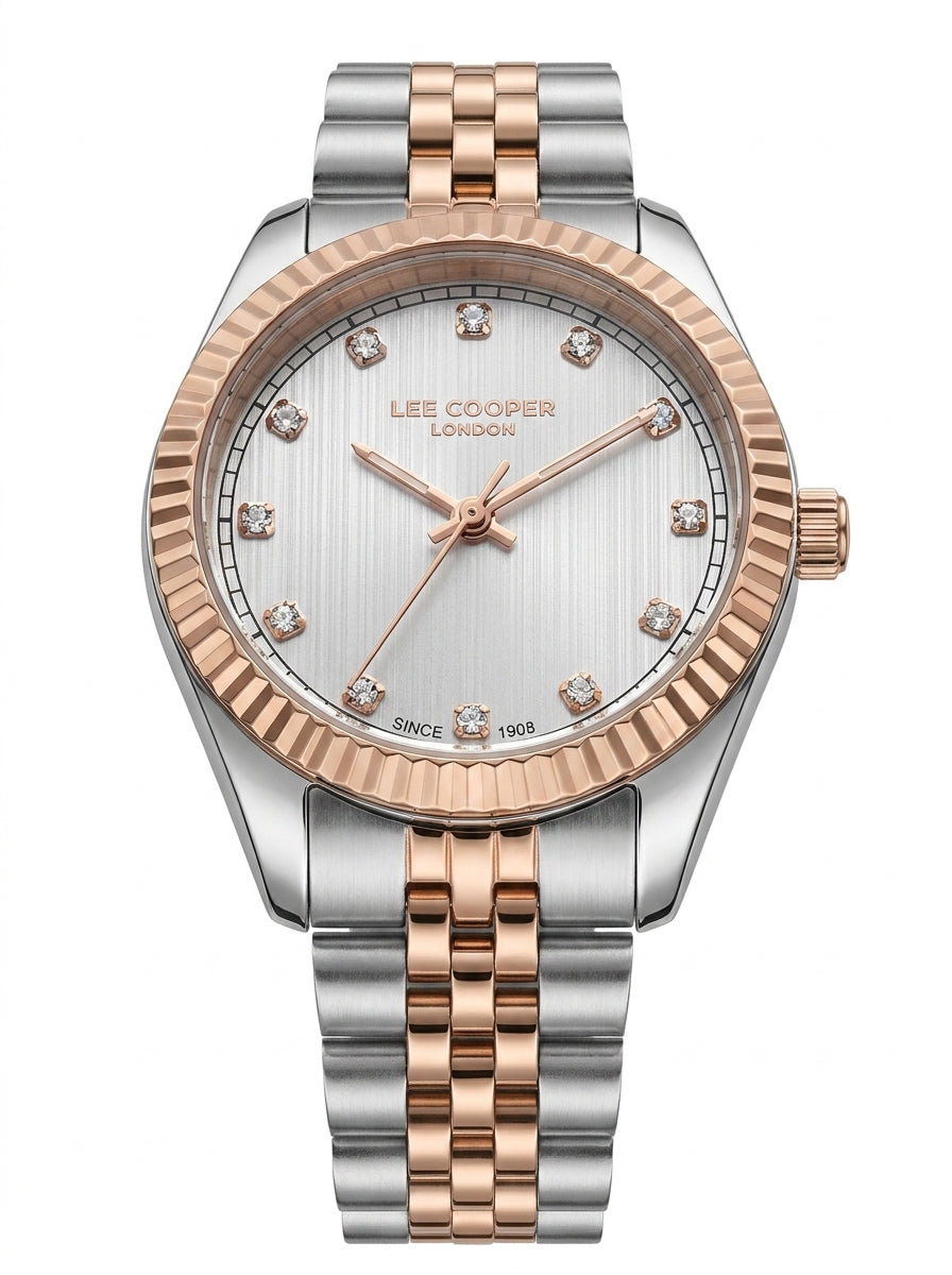 Lee Cooper LC08400.530 Women's Gold Strap & Clasp Detail - Zamana