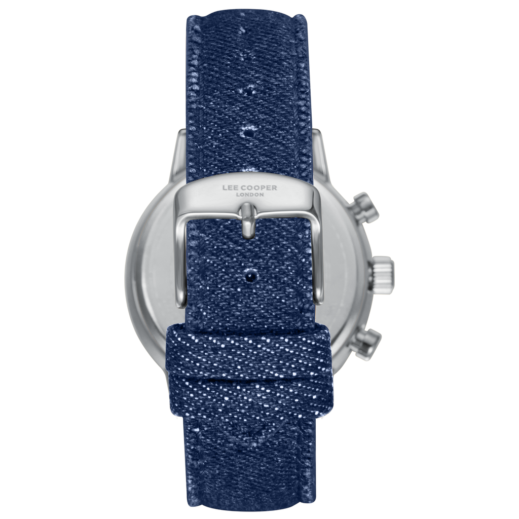 Lee Cooper LC08401.339 Men's Blue Leather Strap Watch - Photo 4 - Zamana