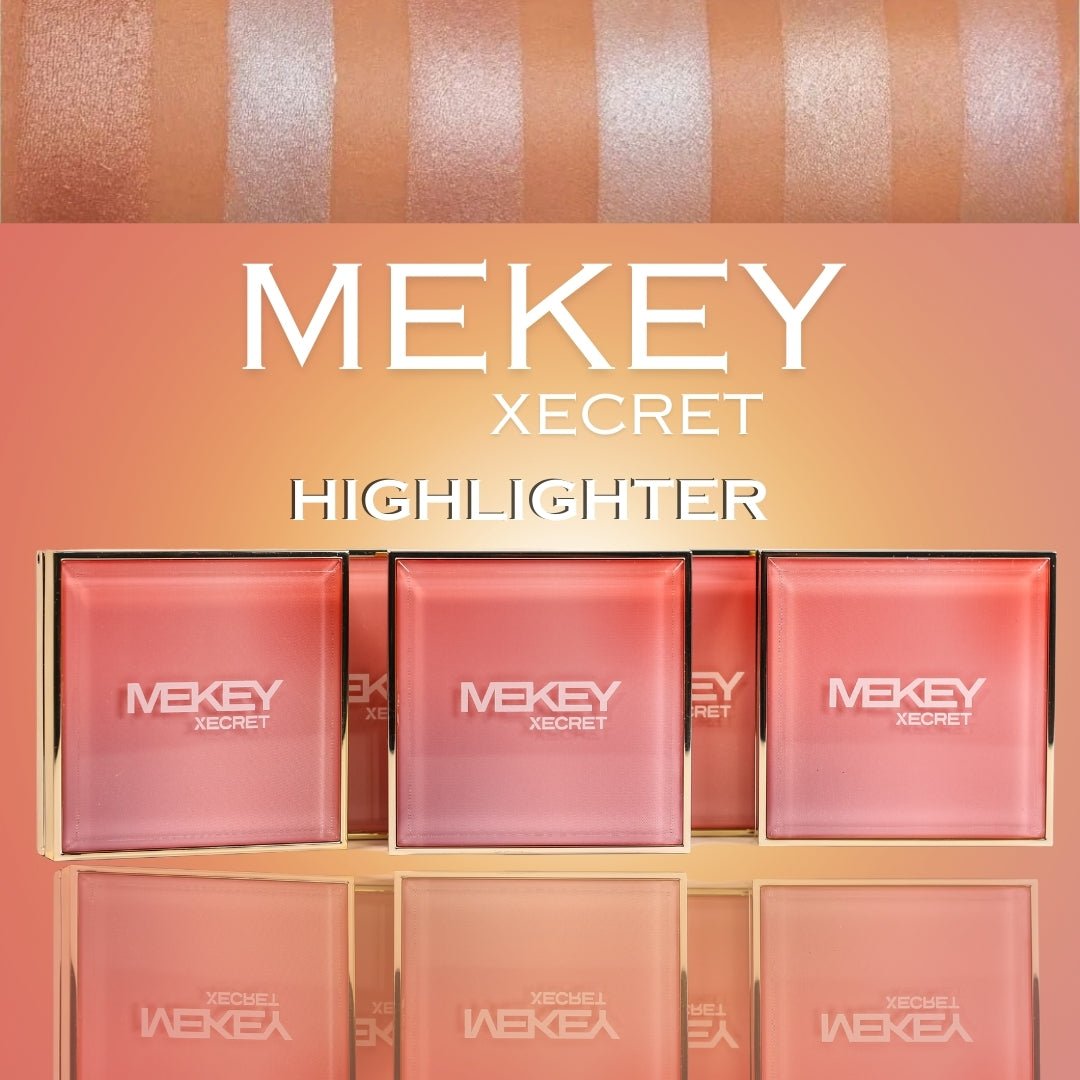Mekeyxecret Luminous Glow Highlighter: Shine Bright With All - Day Radiance - Illuminating Makeup - Zamana.pk