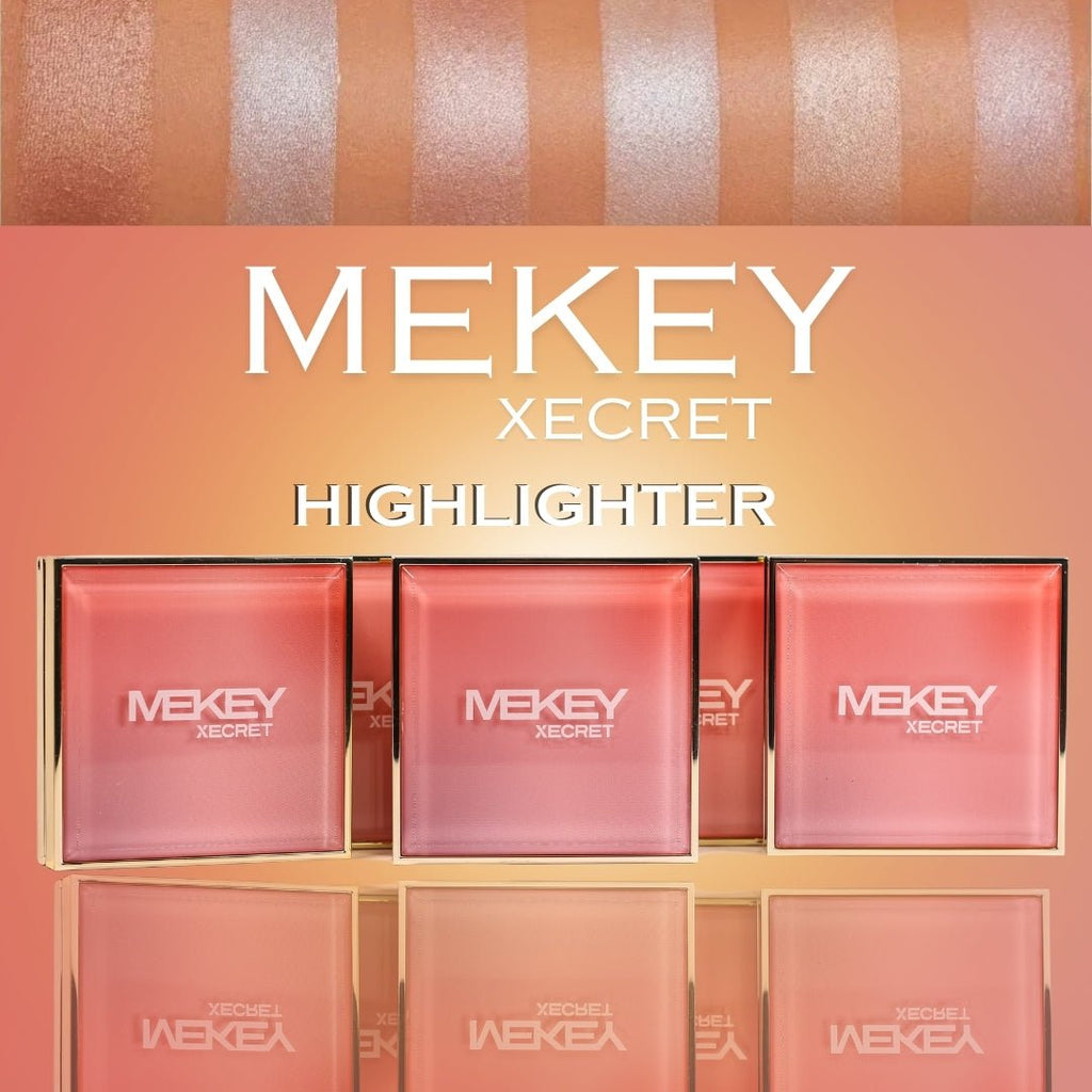 Mekeyxecret Luminous Glow Highlighter: Shine Bright With All - Day Radiance - Illuminating Makeup - Zamana.pk