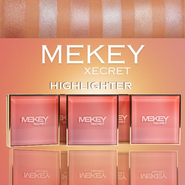 Mekeyxecret Luminous Glow Highlighter: Shine Bright With All - Day Radiance - Illuminating Makeup - Zamana.pk
