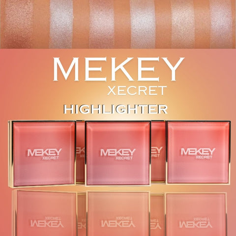 Mekeyxecret Luminous Glow Highlighter: Shine Bright With All - Day Radiance - Illuminating Makeup - Zamana.pk