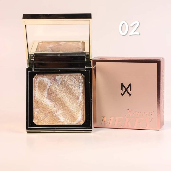 Mekeyxecret Luminous Glow Highlighter: Shine Bright With All - Day Radiance - Illuminating Makeup - Zamana.pk