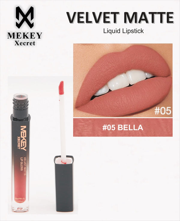 Mekeyxecret Velvet Matte Lip Gloss - Zamana.pk
