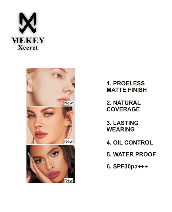 Mekeyxecret's Radiant Glow Matte Face Powder Shine Control,Velvet Finish - Zamana.pk