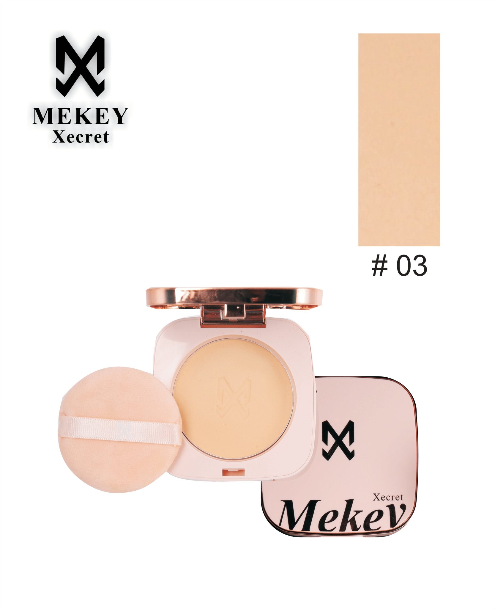 Mekeyxecret's Radiant Glow Matte Face Powder Shine Control,Velvet Finish - Zamana.pk