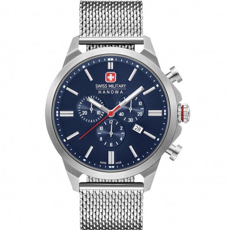 Mens Swiss Military Hanowa Chrono Classic Watch 06 - 3332.04.003 - Zamana.pk Main image