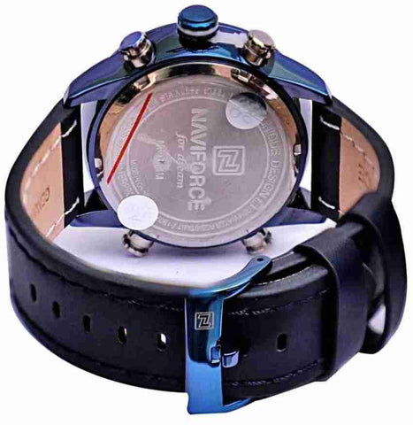 Naviforce NAVIFORCE NF - 9144 Men Sport Watch Fashion Digital Army Military Leather Quartz - Zamana.pk