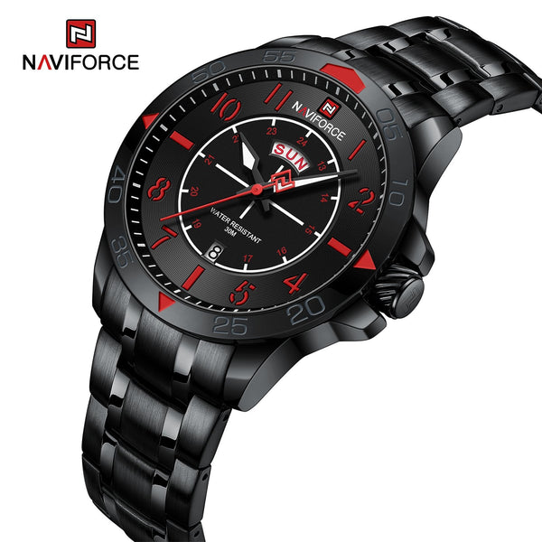 NAVIFORCE NF - 9204N STRAP DAY & DATE WATCH - Zamana.pk