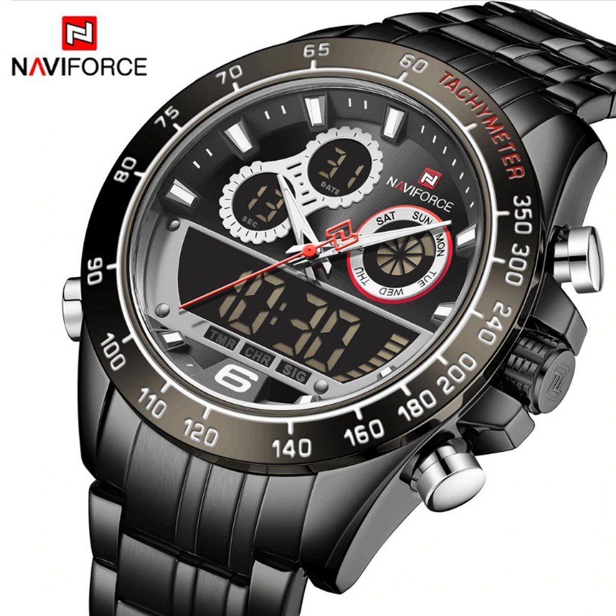 NaviForce - NF9188 - S - Stainless Steel Men's Watch - Zamana.pk Main image