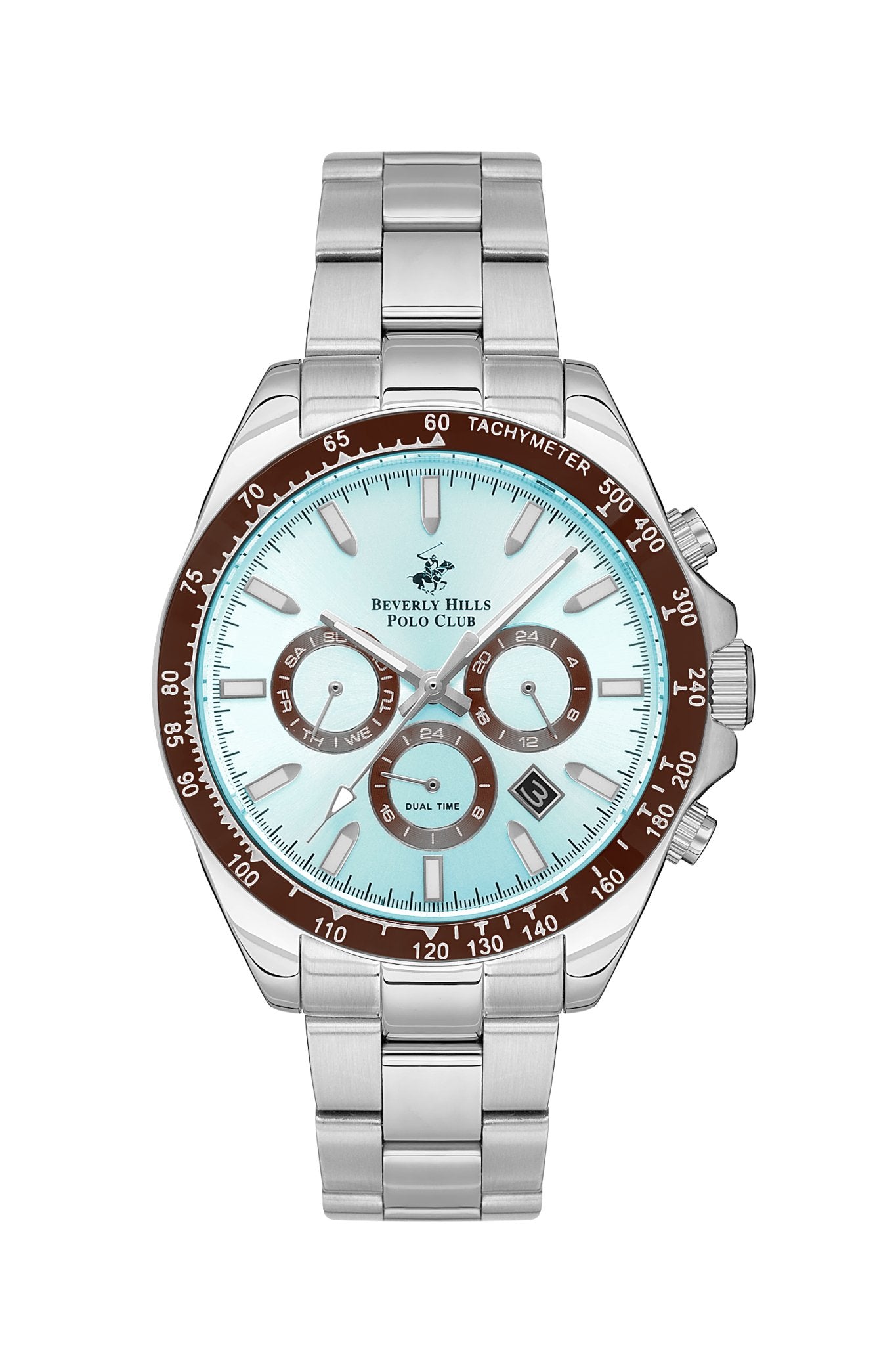 Polo - BP3127X.301 Gents Multifunction Light Blue Dial Ceramic Sapphire Coated Glass - Zamana.pk Main image