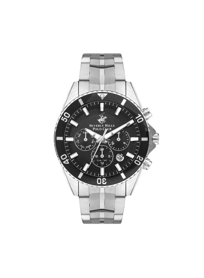 Polo - BP3500X.350 - Men's Multi Function Black Dial Watch - Zamana.pk
