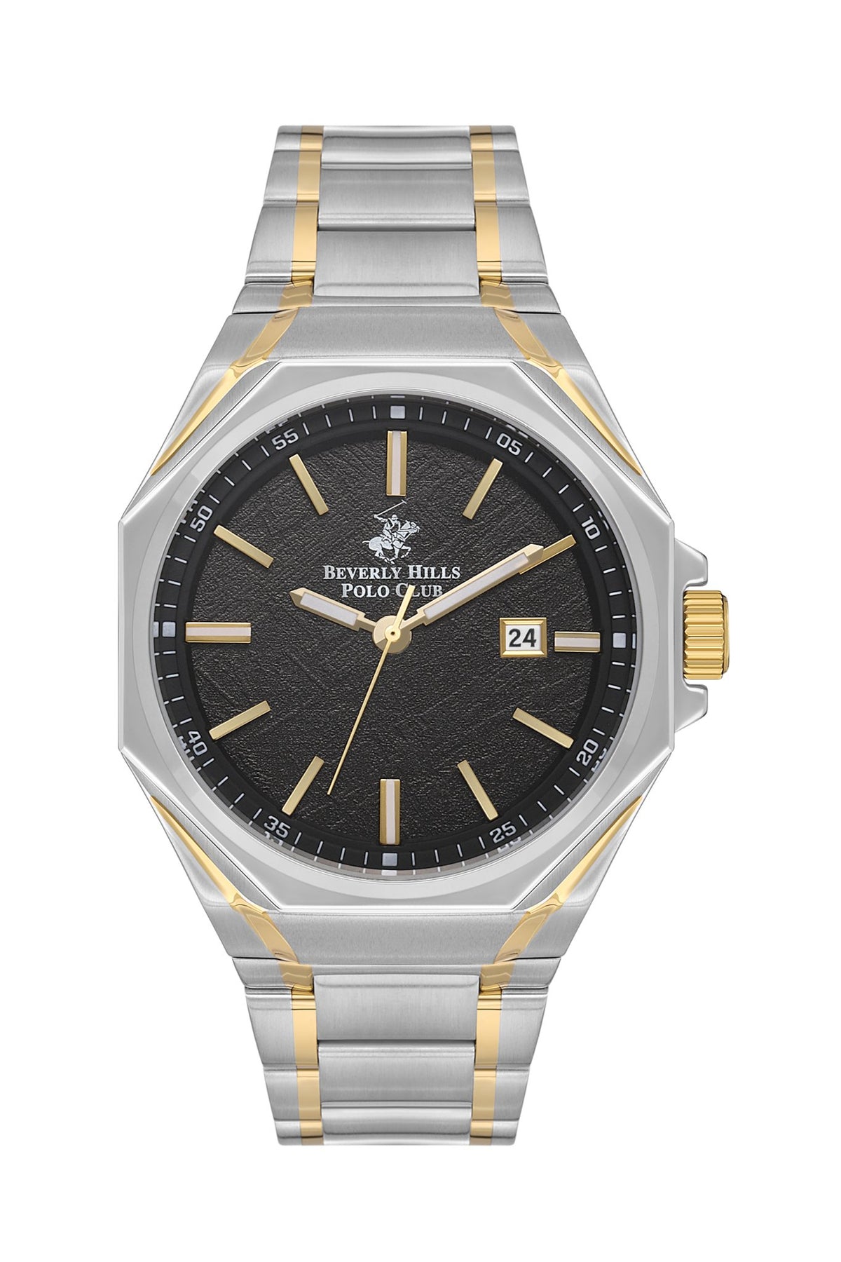 Polo - BP3544X.250 Gents 3 Hands - Date Black Dial Ceramic Sapphire Coated Glass - Zamana.pk