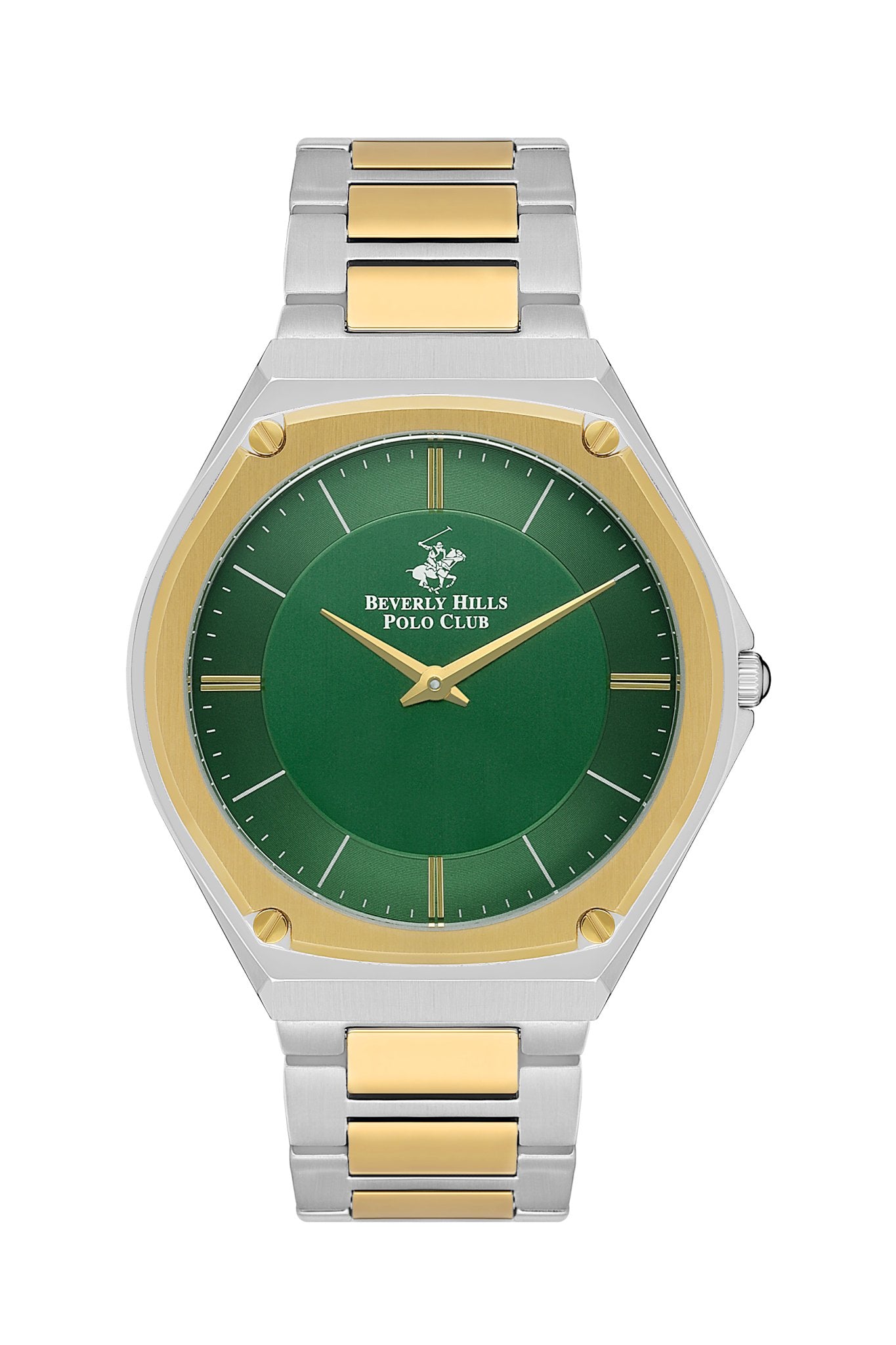Polo - BP3545X.270 Gents 3 Hands Green Dial Ceramic Sapphire Coated Glass - Zamana.pk