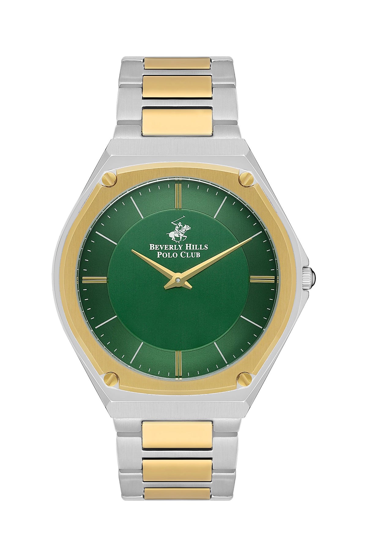 Polo - BP3545X.270 Gents 3 Hands Green Dial Ceramic Sapphire Coated Glass - Zamana.pk