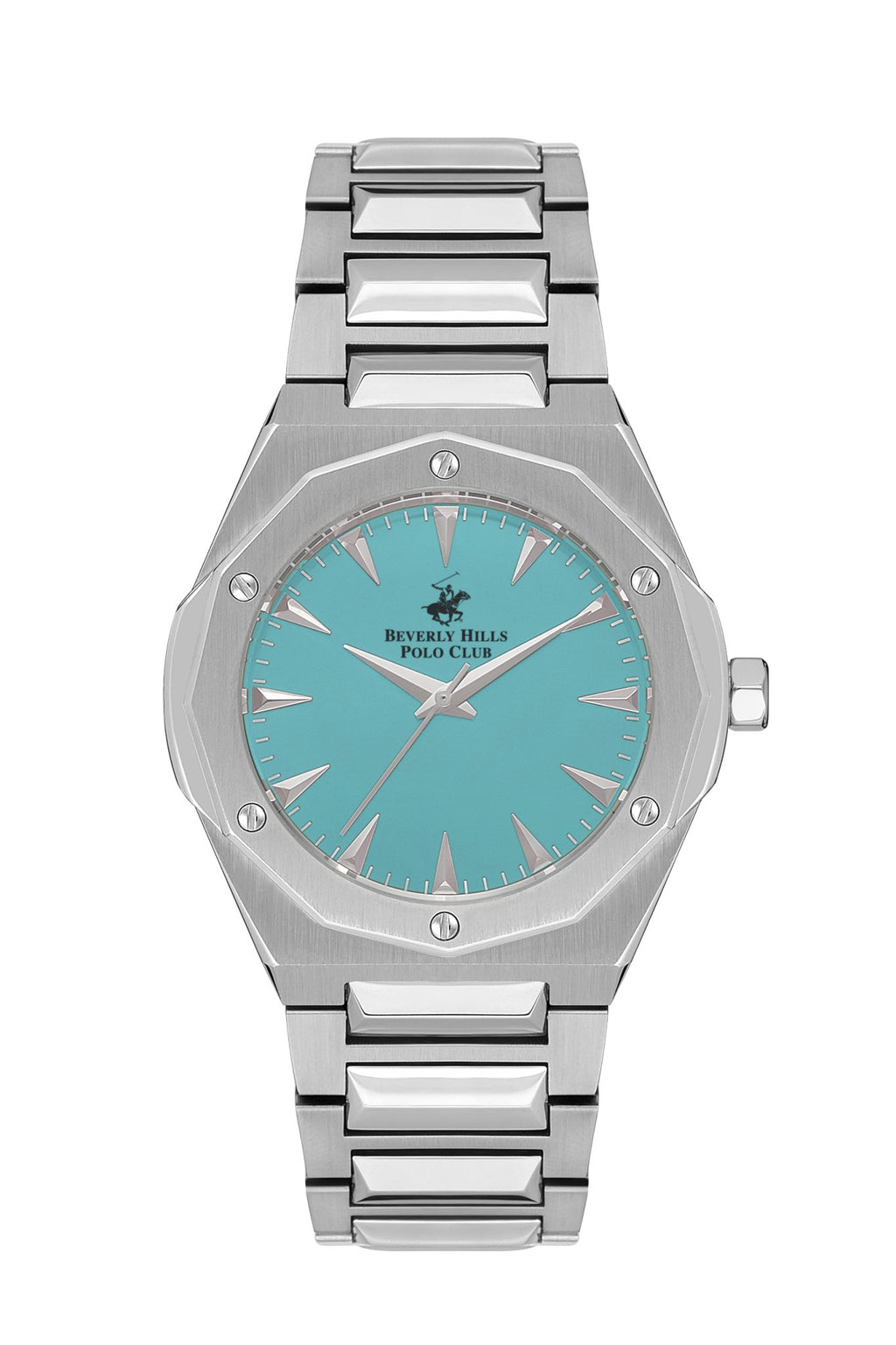 Polo - BP3554X.300 Gents 3 Hands Light Blue Dial Ceramic Sapphire Coated Glass - Zamana.pk