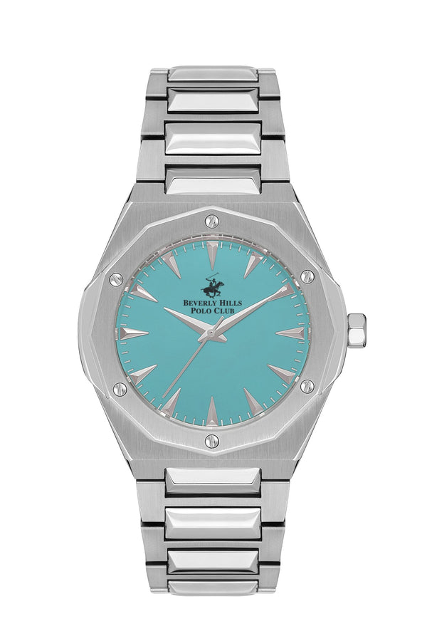 Polo - BP3554X.300 Gents 3 Hands Light Blue Dial Ceramic Sapphire Coated Glass - Zamana.pk
