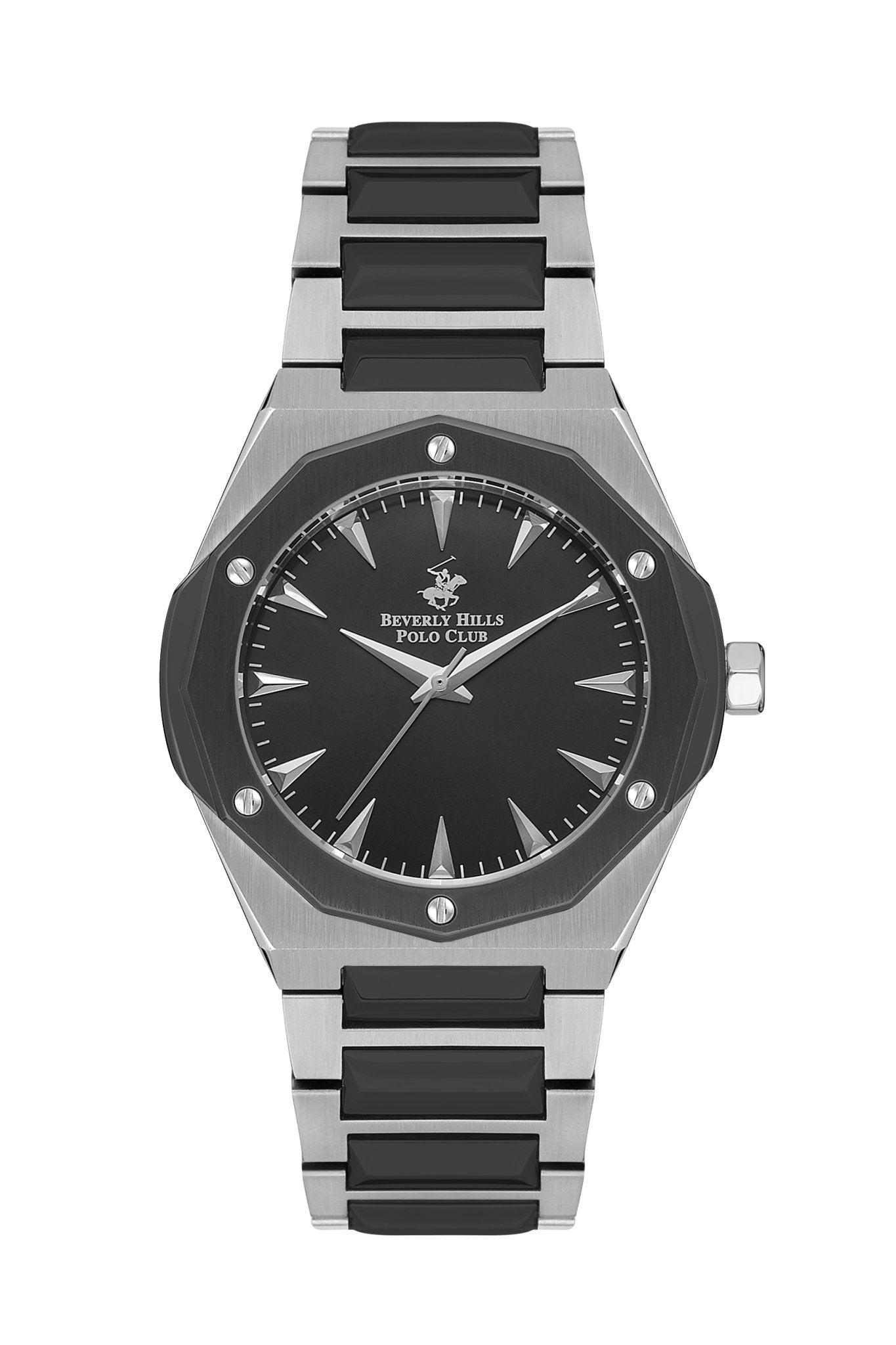 Polo - BP3554X.360 Gents 3 Hands Black Dial Ceramic Sapphire Coated Glass - Zamana.pk