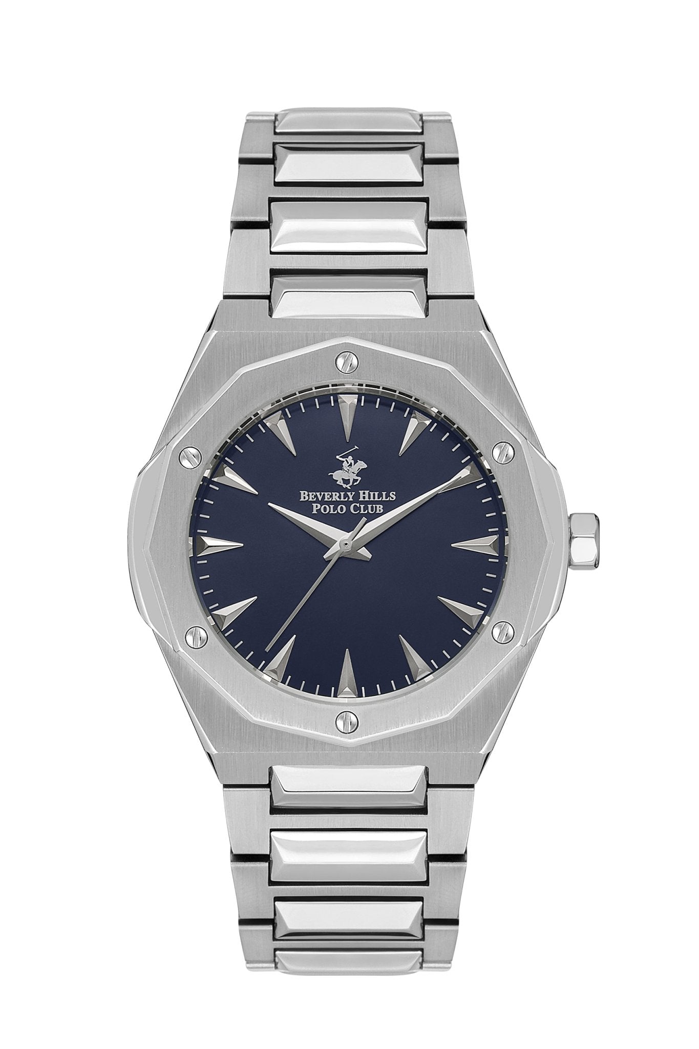 Polo - BP3554X.390 Gents 3 Hands Dark Blue Ceramic Sapphire Coated Glass - Zamana.pk Main image