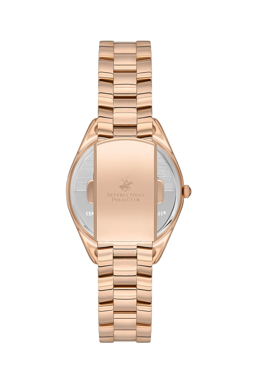 Polo - BP3564C.420 Ladies 3 Hands White Dial Ceramic Sapphire Coated Glass Diamond - Zamana.pk