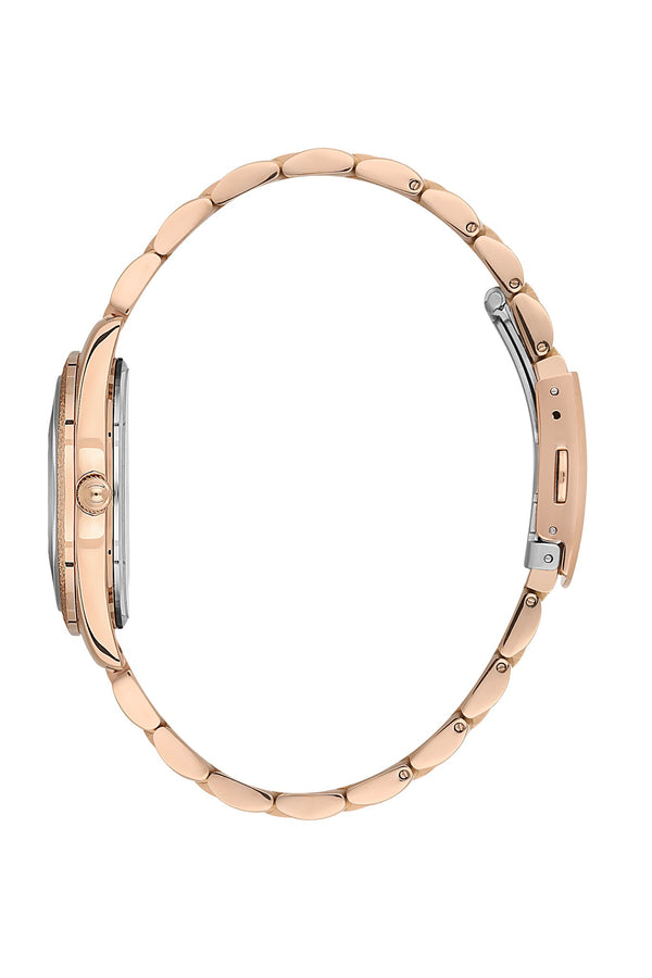 Polo - BP3564C.420 Ladies 3 Hands White Dial Ceramic Sapphire Coated Glass Diamond - Zamana.pk