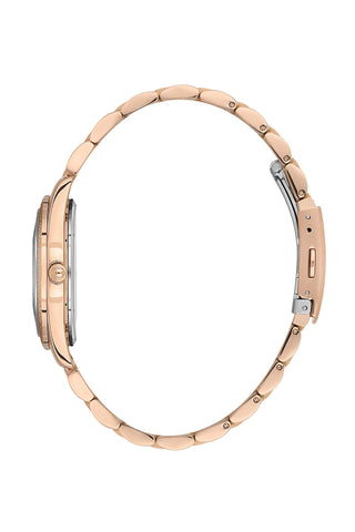 Polo - BP3564C.480 Ladies 3 Hands Red Dial Ceramic Sapphire Coated Glass Diamond - Zamana.pk