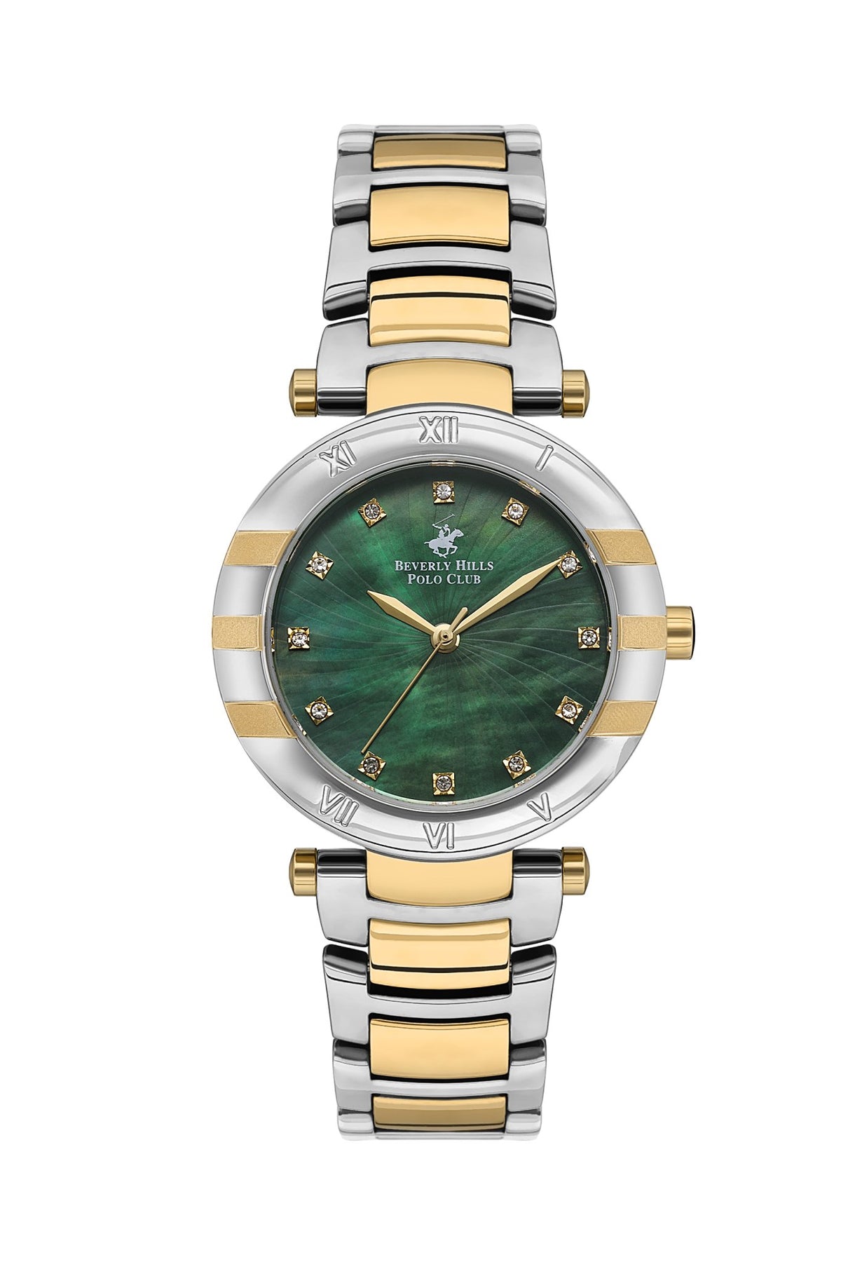 Polo - BP3565C.270 Ladies 3 Hands Green Dial Ceramic Sapphire Coated Glass - Zamana.pk