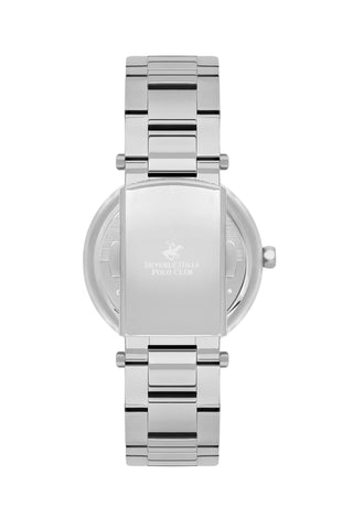 Polo - BP3566C.320 Ladies 3 Hands White Dial Ceramic Sapphire Coated Glass Diamond - Zamana.pk