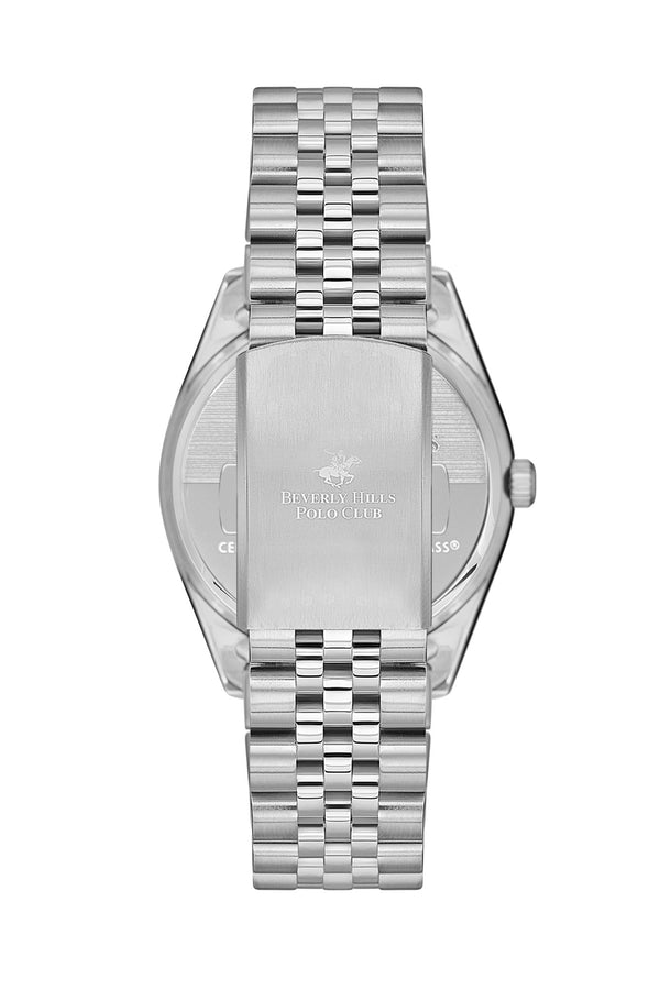 Polo - BP3582C.300 Ladies 3 Hands - Date Light Blue Dial Ceramic Sapphire Coated Glass Diamond - Zamana.pk