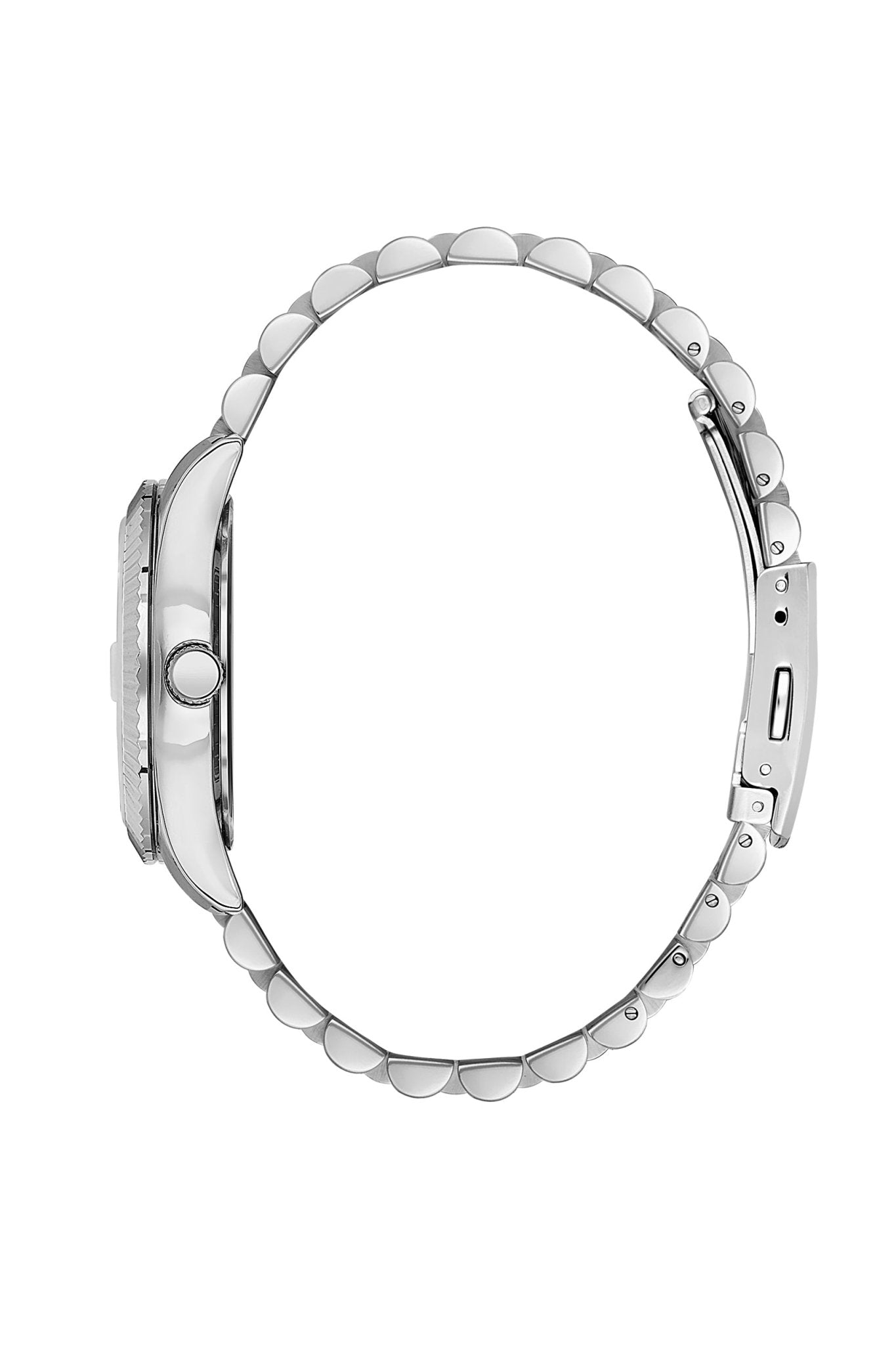 Polo - BP3582C.300 Ladies 3 Hands - Date Light Blue Dial Ceramic Sapphire Coated Glass Diamond - Zamana.pk
