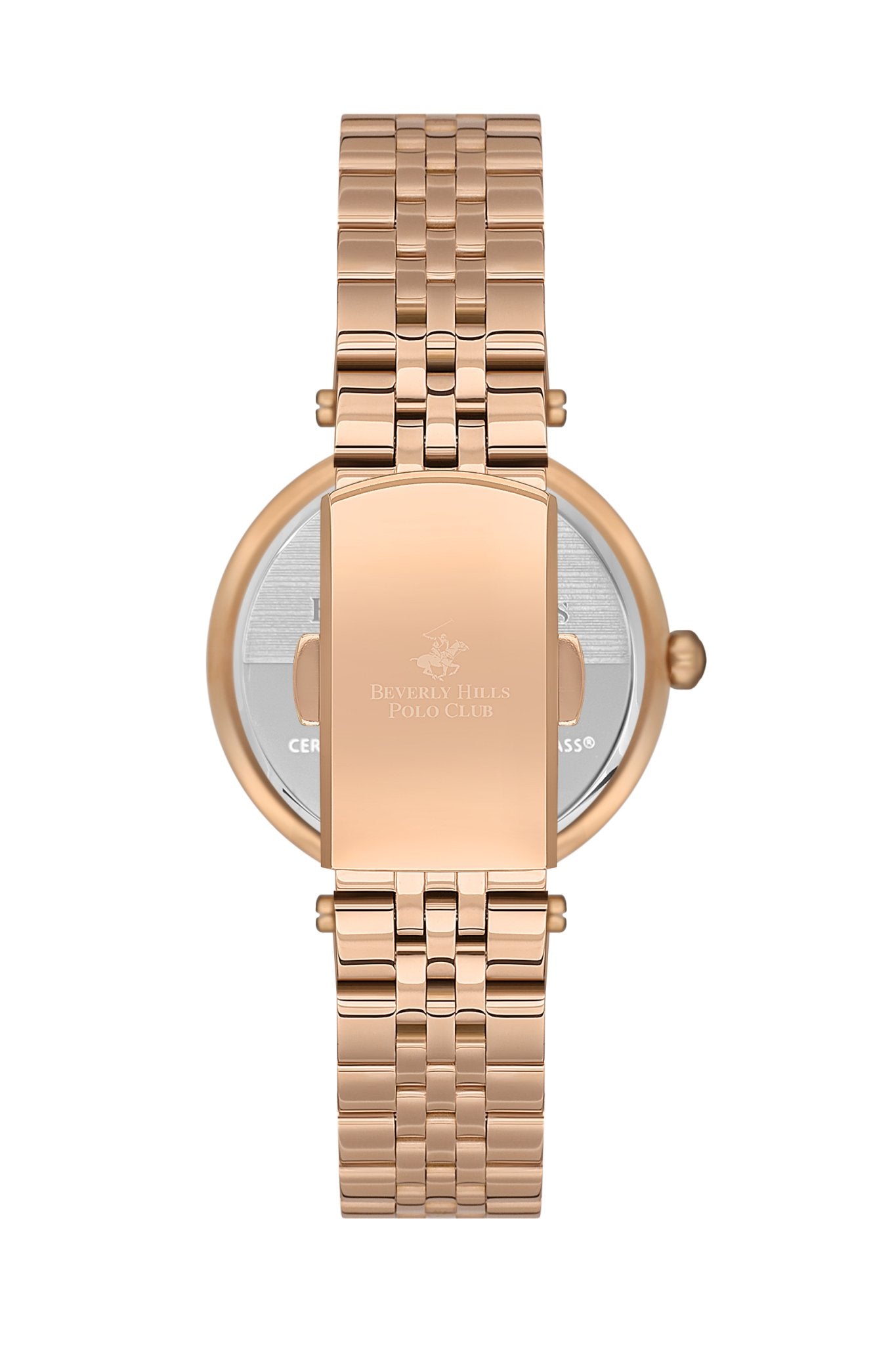 Polo - BP3583X.480 Ladies 3 Hands - Date Pink Dial Ceramic Sapphire Coated Glass - Zamana.pk