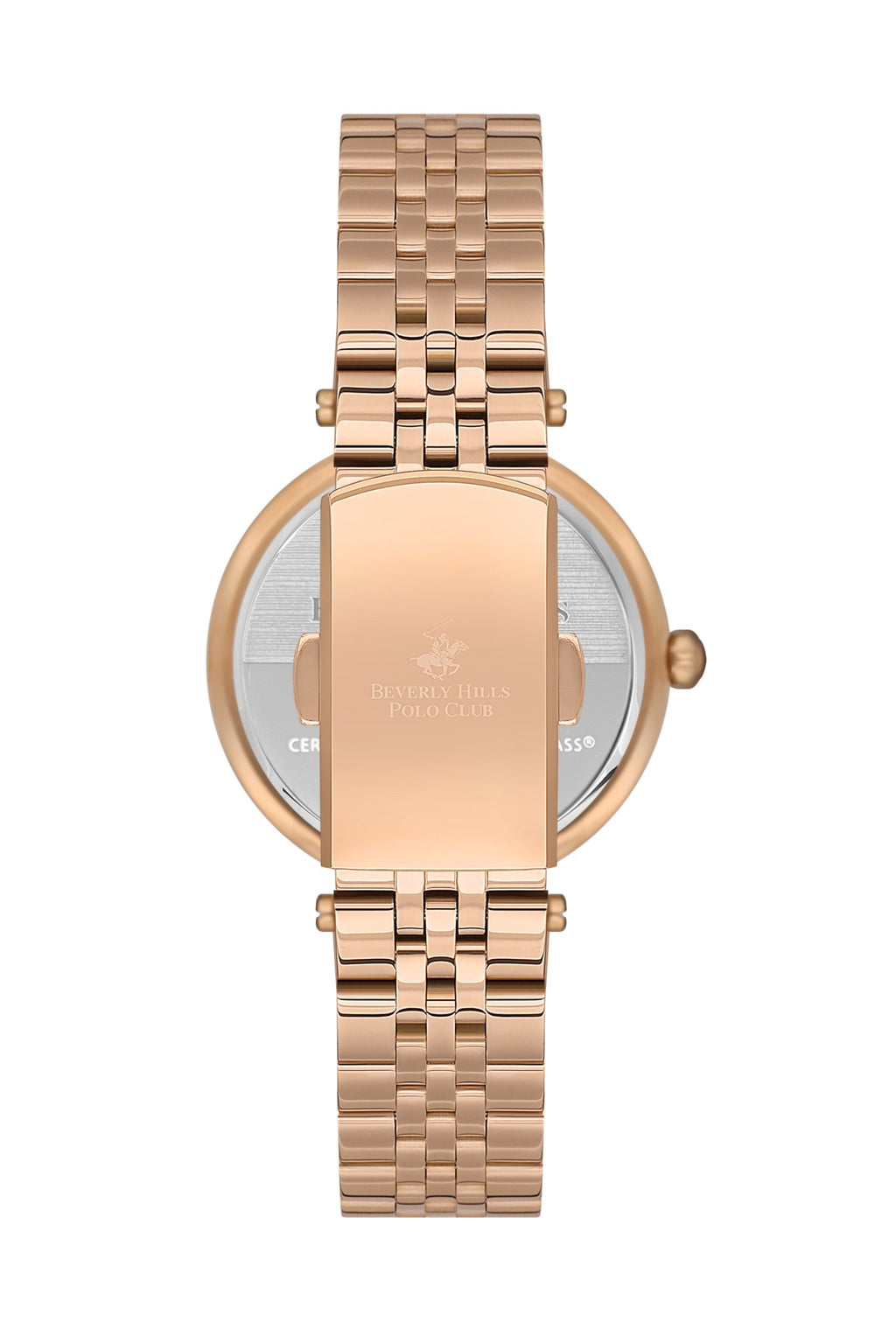 Polo - BP3583X.480 Ladies 3 Hands - Date Pink Dial Ceramic Sapphire Coated Glass - Zamana.pk
