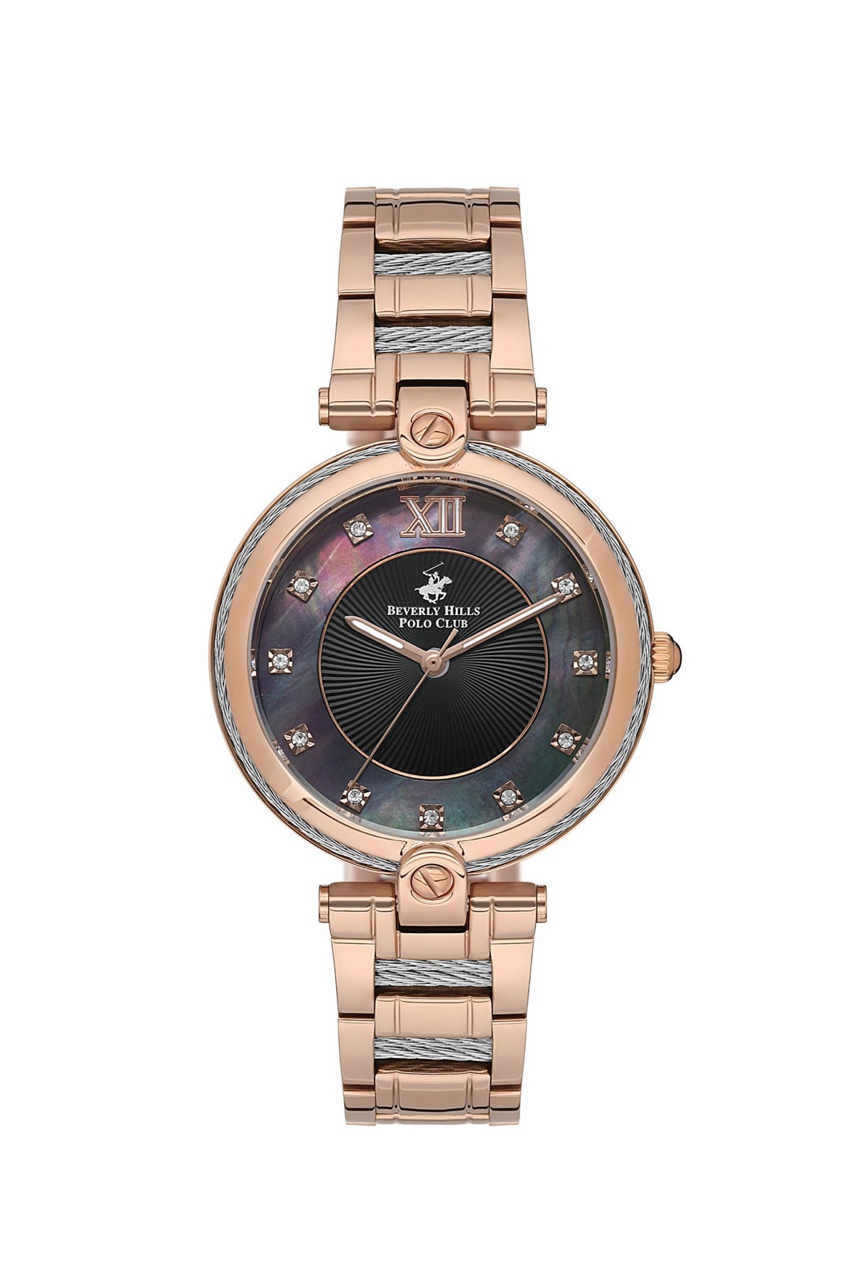 Polo - BP3585X.420 Ladies 3 Hands Black Dial Ceramic Sapphire Coated Glass - Zamana.pk