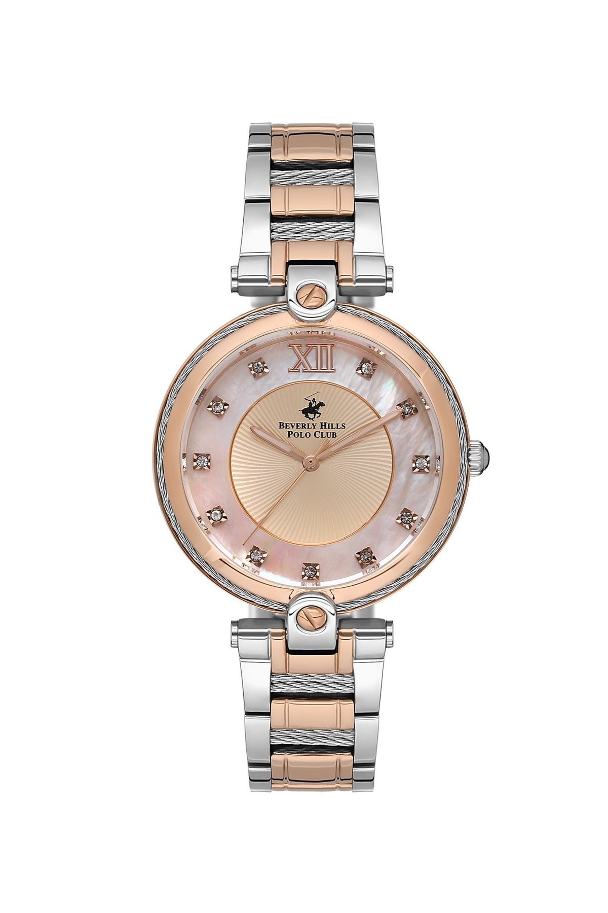 Polo - BP3585X.520 Ladies 3 Hands White Dial Ceramic Sapphire Coated Glass - Zamana.pk