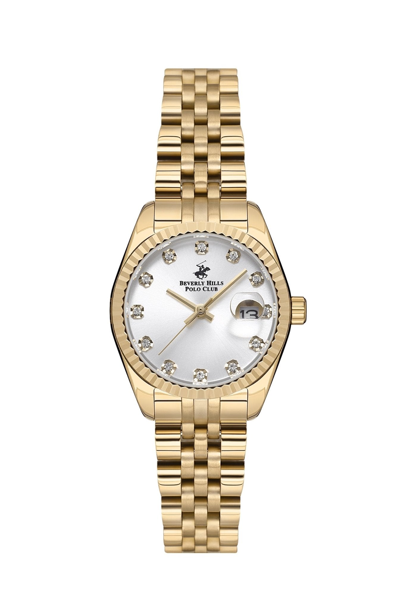 Polo - BP3595X.130 Ladies 3 Hands - Date White Dial Ceramic Sapphire Coated Glass - Zamana.pk