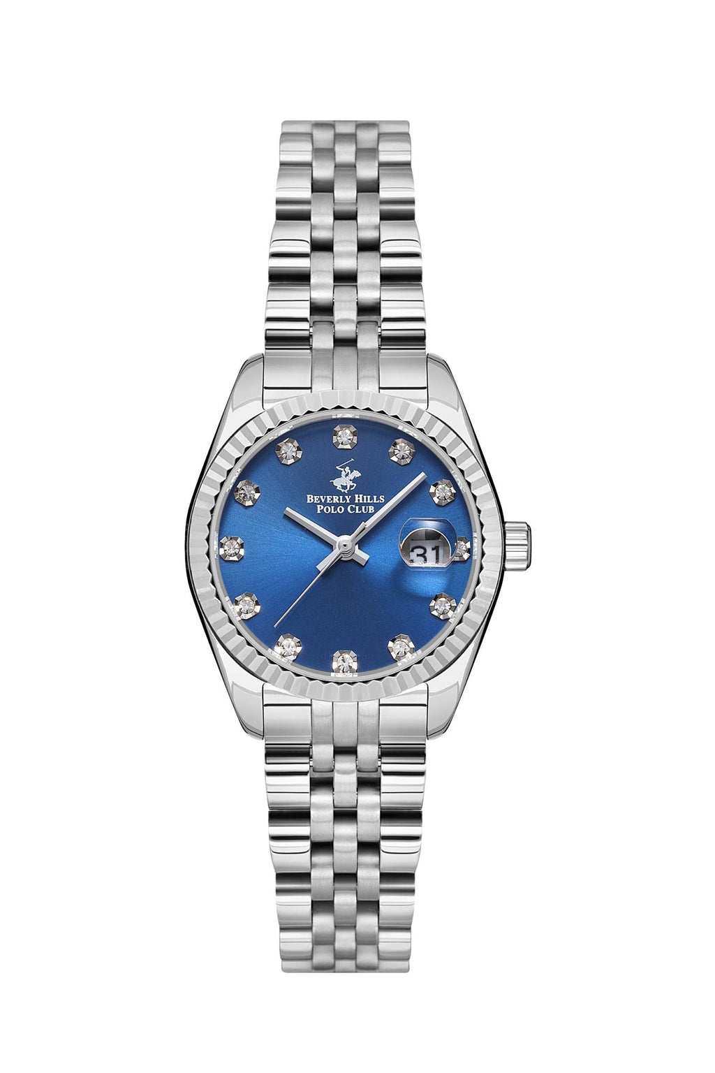 Polo - BP3595X.390 Ladies 3 Hands - Date Dark Blue Dial Ceramic Sapphire Coated Glass - Zamana.pk