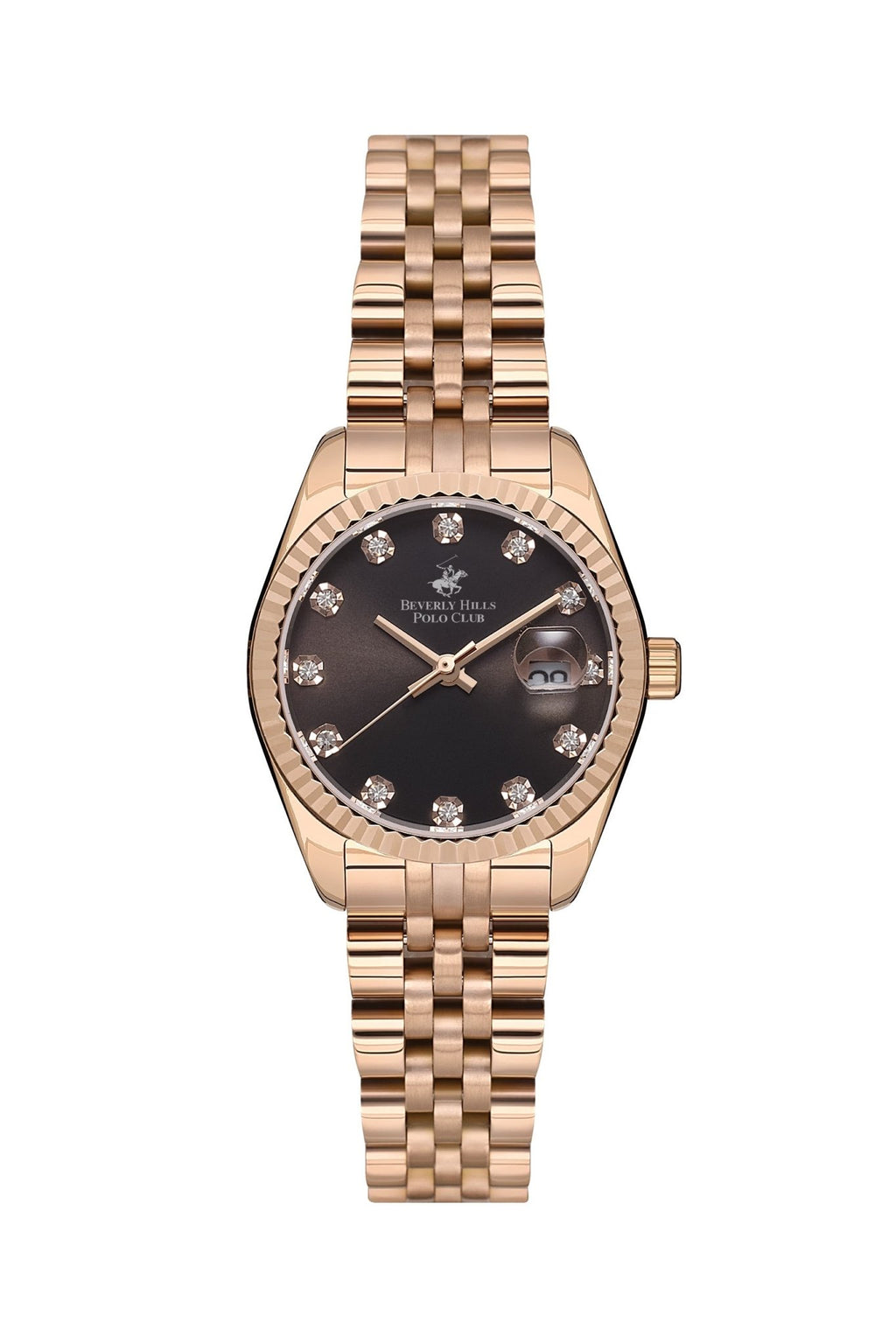 Polo - BP3595X.450 Ladies 3 Hands - Date Black Dial Ceramic Sapphire Coated Glass - Zamana.pk