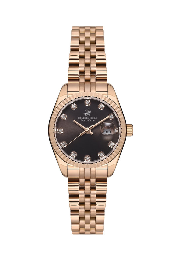 Polo - BP3595X.450 Ladies 3 Hands - Date Black Dial Ceramic Sapphire Coated Glass - Zamana.pk
