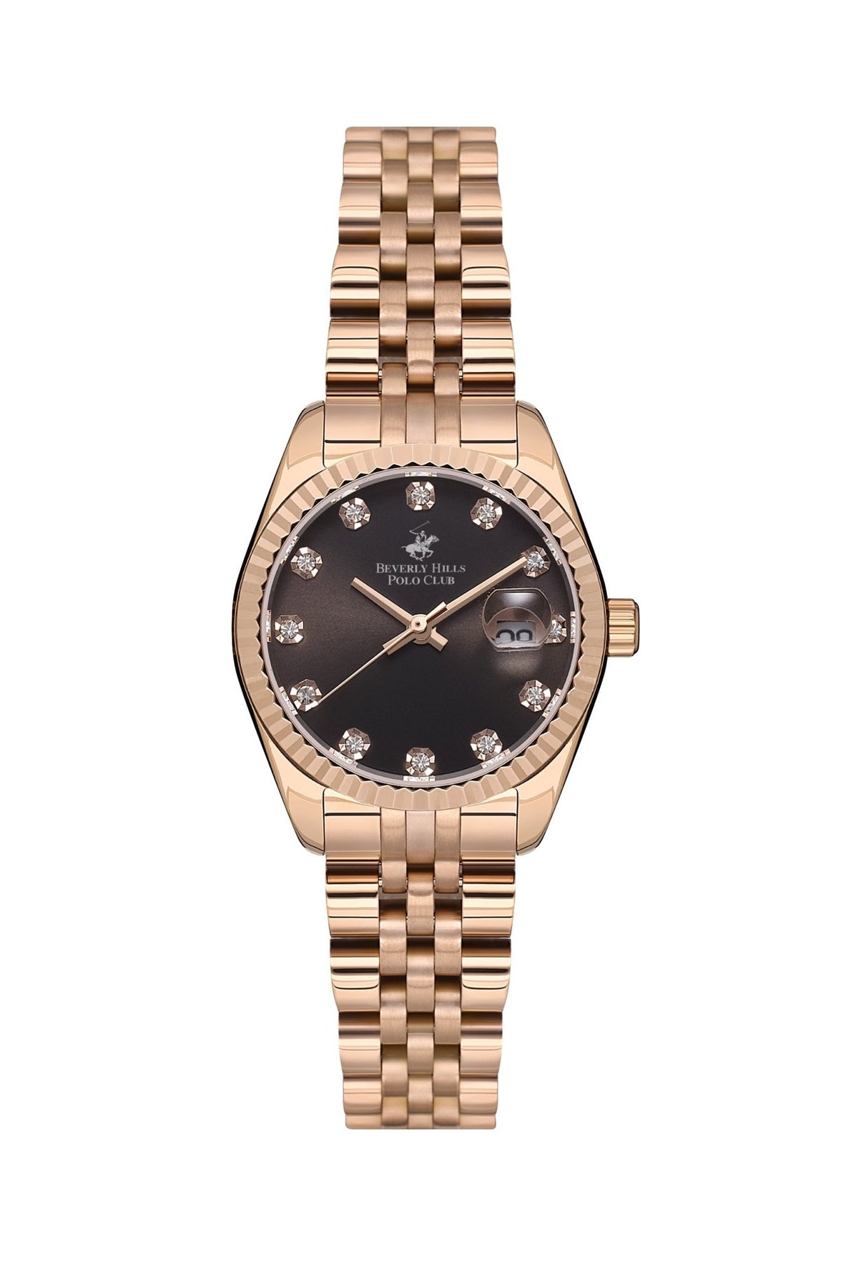 Polo - BP3595X.450 Ladies 3 Hands - Date Black Dial Ceramic Sapphire Coated Glass - Zamana.pk