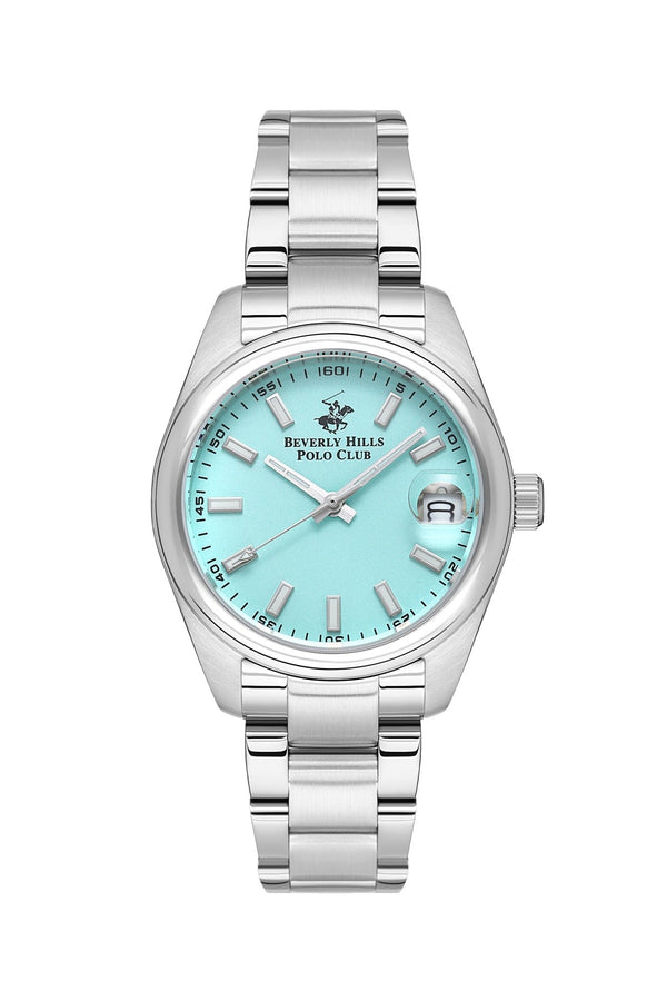 Polo - BP3597X.300 Ladies 3 Hands - Date Light Blue Dial Ceramic Sapphire Coated Glass - Zamana.pk