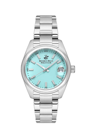 Polo - BP3597X.300 Ladies 3 Hands - Date Light Blue Dial Ceramic Sapphire Coated Glass - Zamana.pk