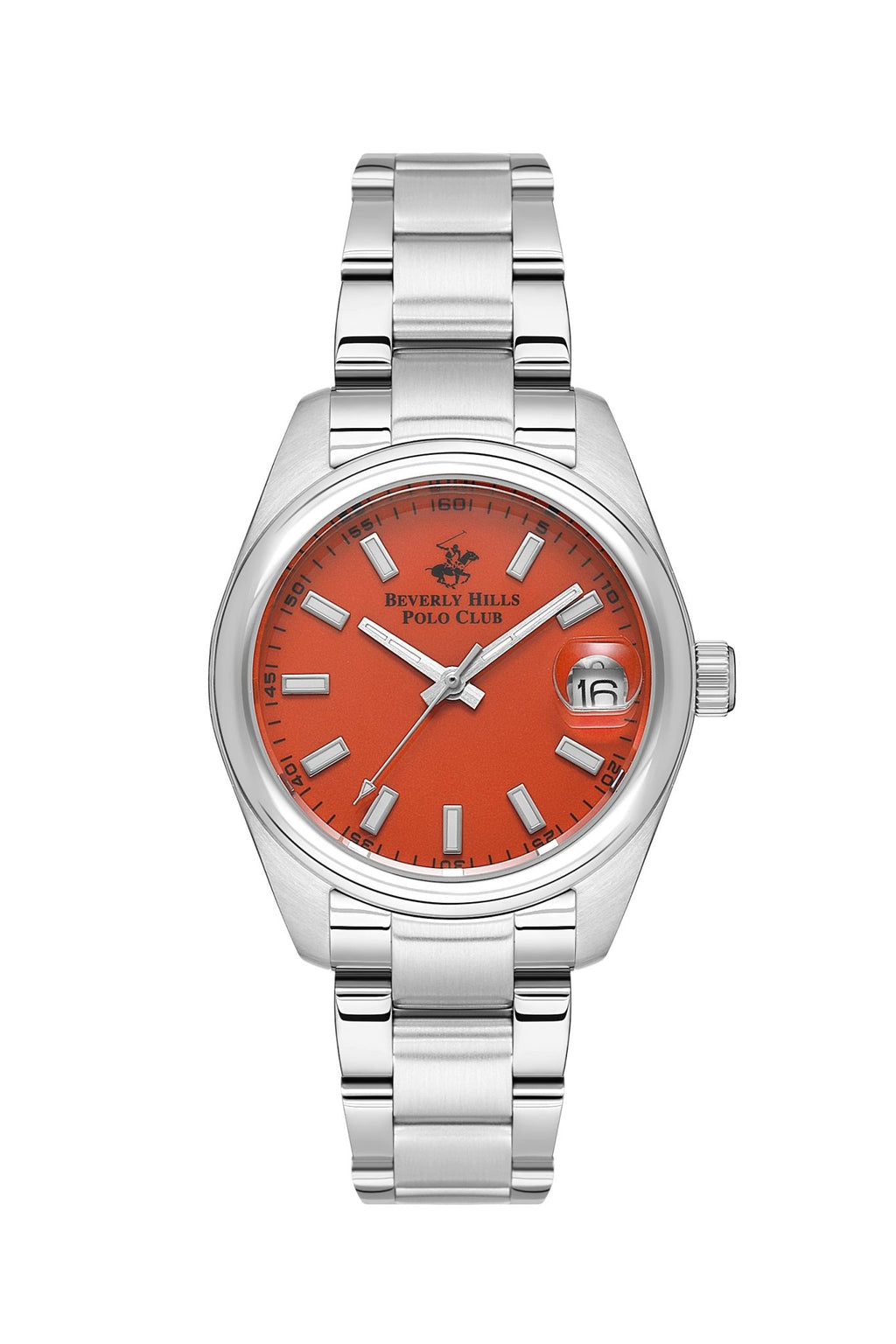 Polo - BP3597X.380 Ladies 3 Hands - Date Red Dial Ceramic Sapphire Coated Glass - Zamana.pk