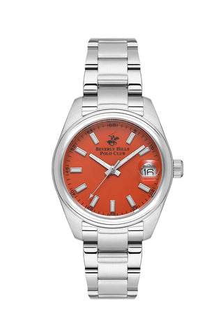Polo - BP3597X.380 Ladies 3 Hands - Date Red Dial Ceramic Sapphire Coated Glass - Zamana.pk