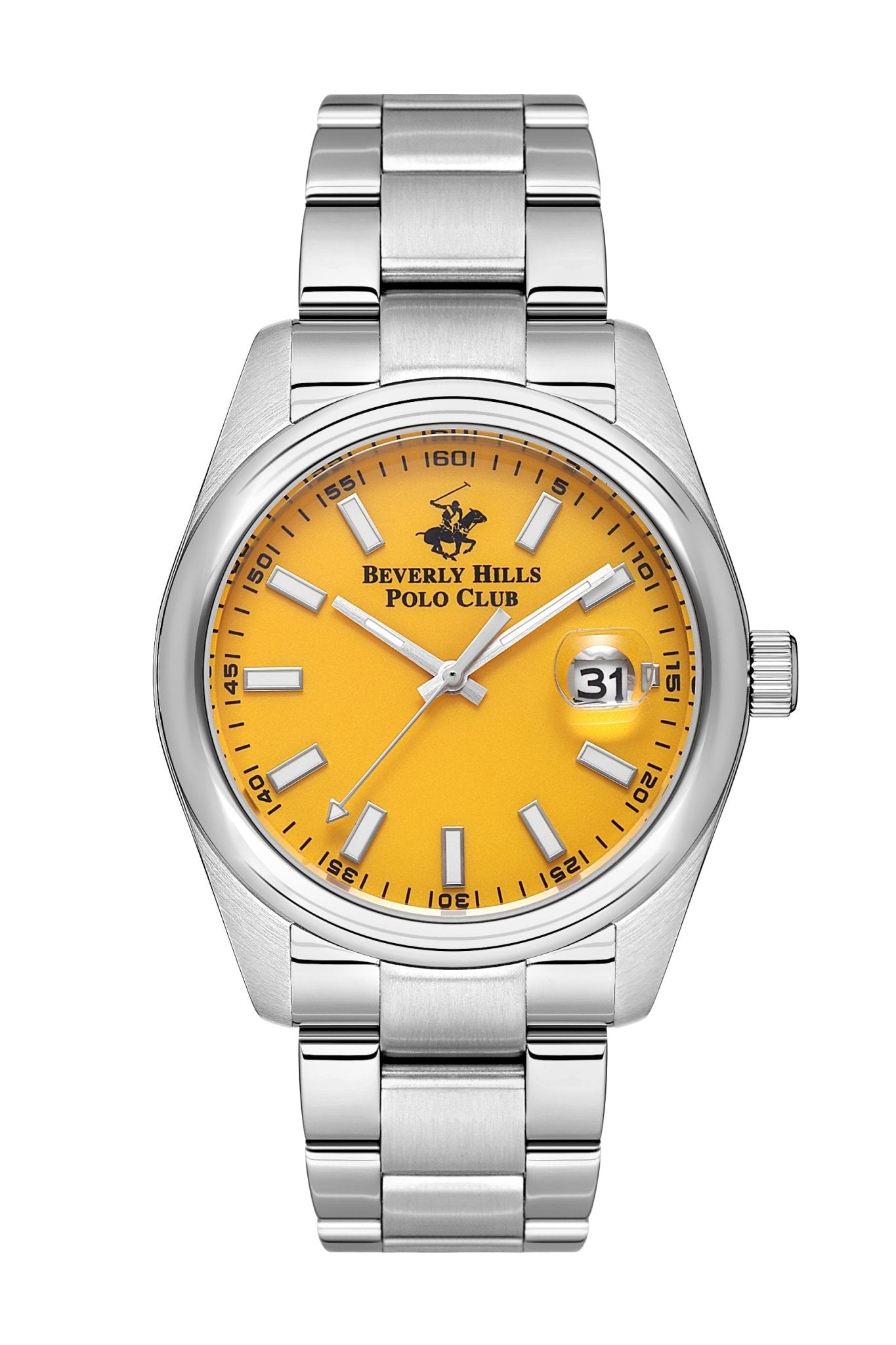 Polo - BP3598X.301 Gents 3 Hands - Date Yellow Dial Ceramic Sapphire Coated Glass - Zamana.pk Main image