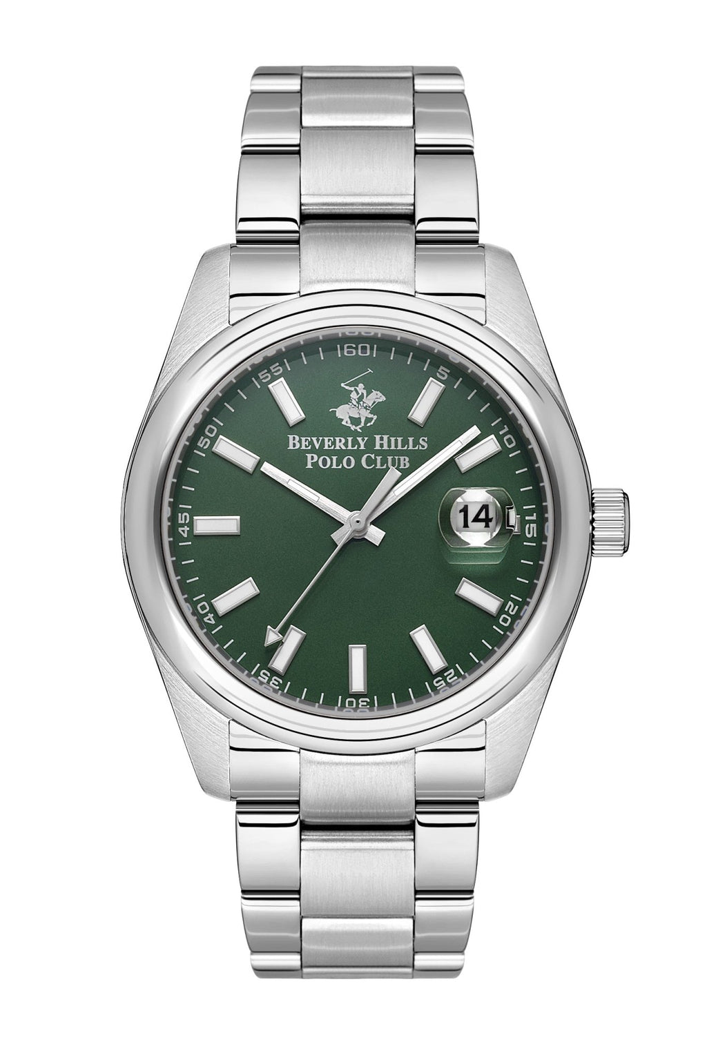 Polo - BP3598X.370 Gents 3 Hands - Date Green Dial Ceramic Sapphire Coated Glass - Zamana.pk