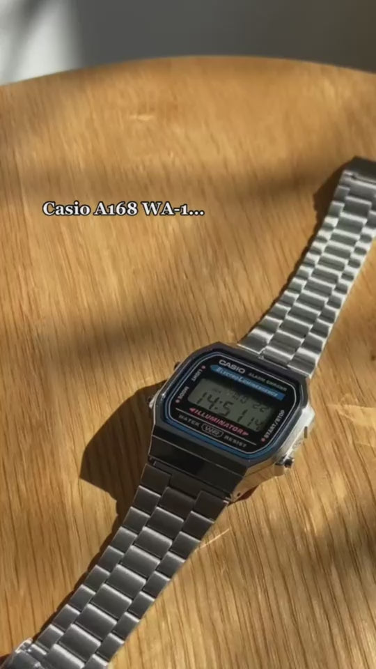 Casio A168WA-1D Stainless Steel Watch for Men